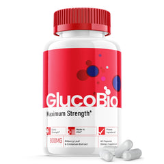 Glucobio Capsules Official Formula bottle