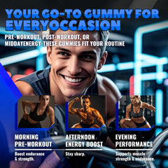 Lifestyle image showing Blueberry Electrolyte Gummies