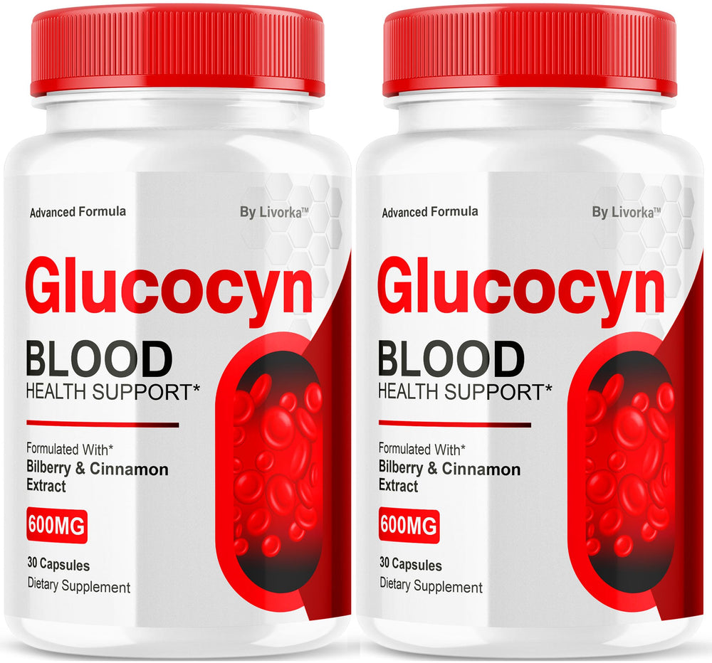 Two-pack Glucocyn capsules product shot