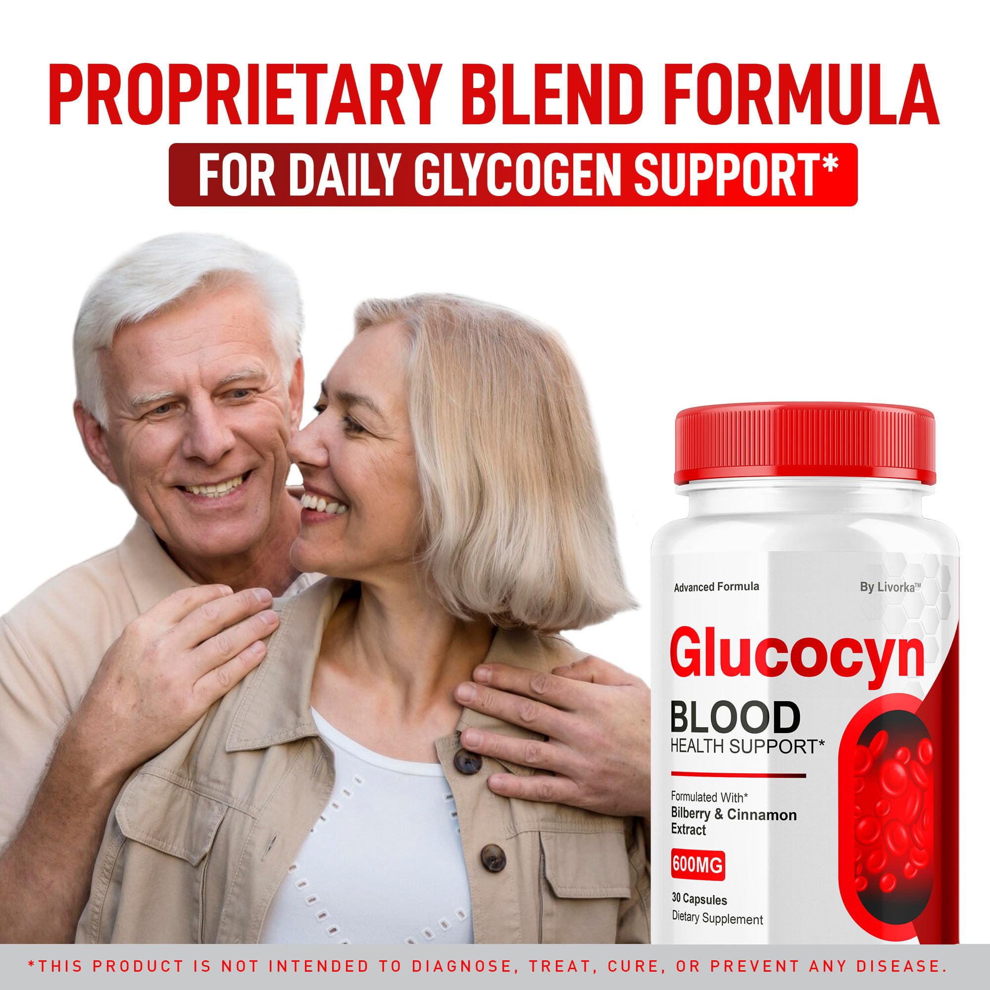 Glucocyn capsules bottle front view