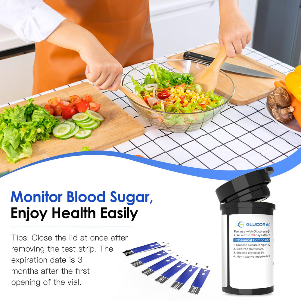 Glucoracy at-home monitoring setup for convenient daily checks