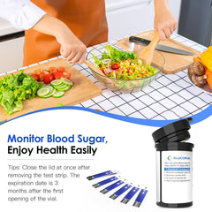 Glucoracy at-home monitoring setup for convenient daily checks