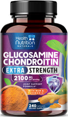 Glucosamine Chondroitin 2100mg bottle - 3x strength