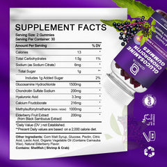 Close-up of gummies highlighting high absorption formula
