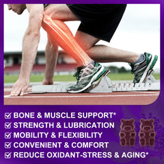 Gummies designed for flexibility and joint support
