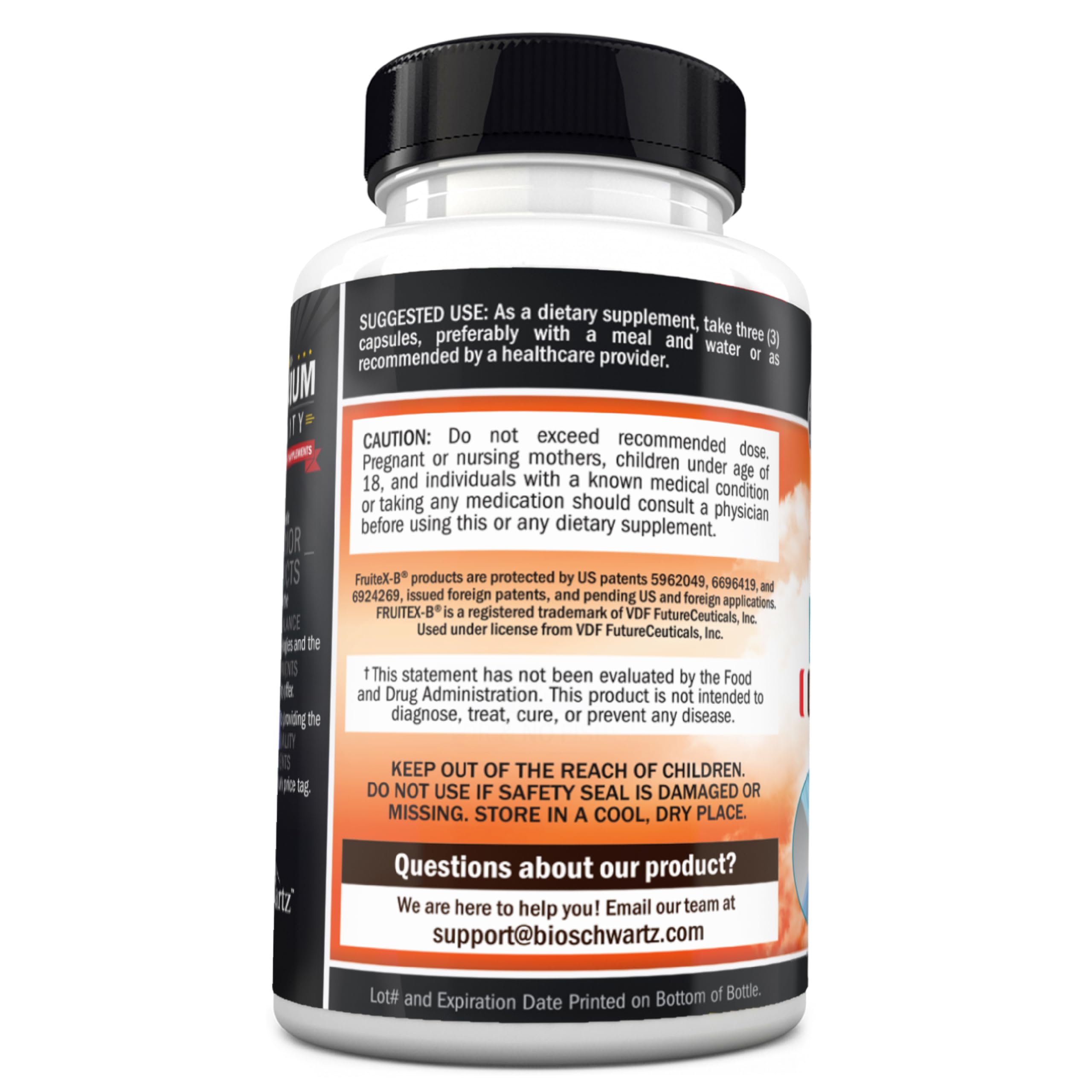 90-capsule gluten-free glucosamine chondroitin msm bottle