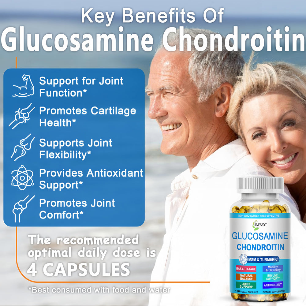 Bottle and packaging of Glucosamine Chondroitin Softgels