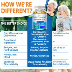 Glucosamine Chondroitin Softgels ingredients label