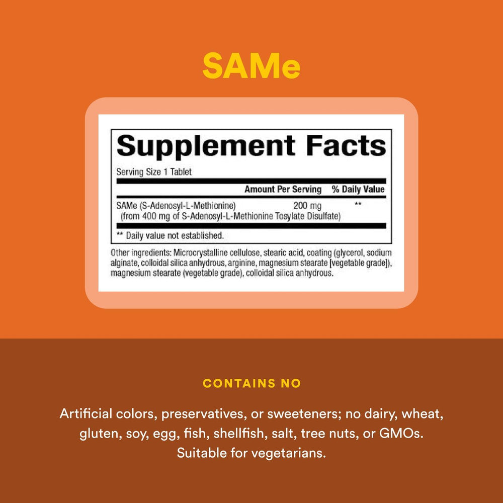 Glucosamine and chondroitin with SAMe