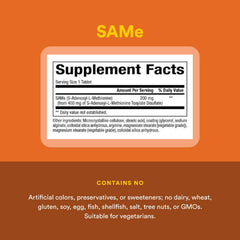Glucosamine and chondroitin with SAMe