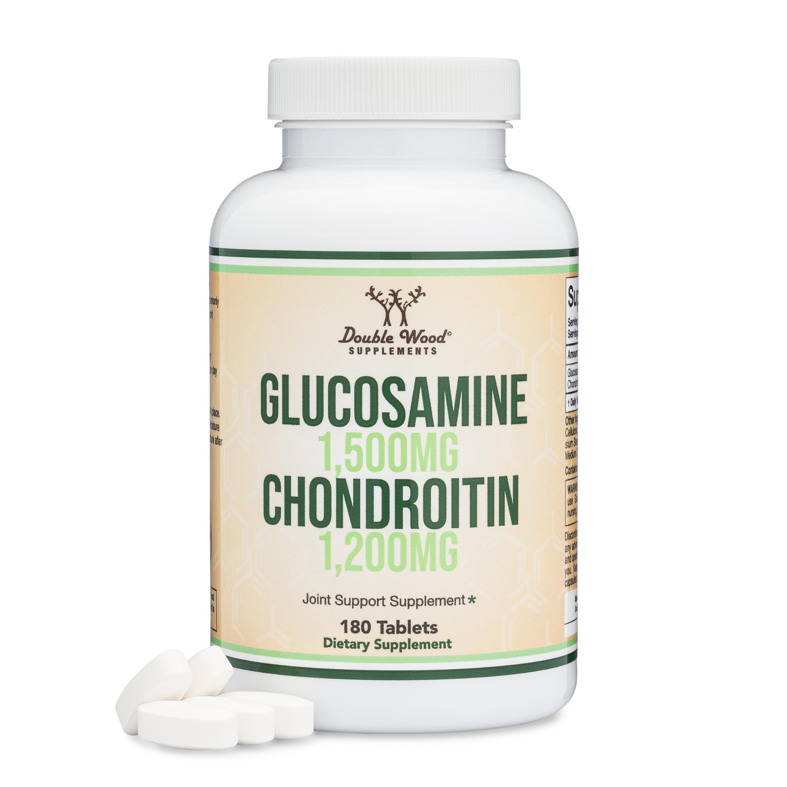 Glucosamine Chondroitin Triple Strength bottle with 180 tablets