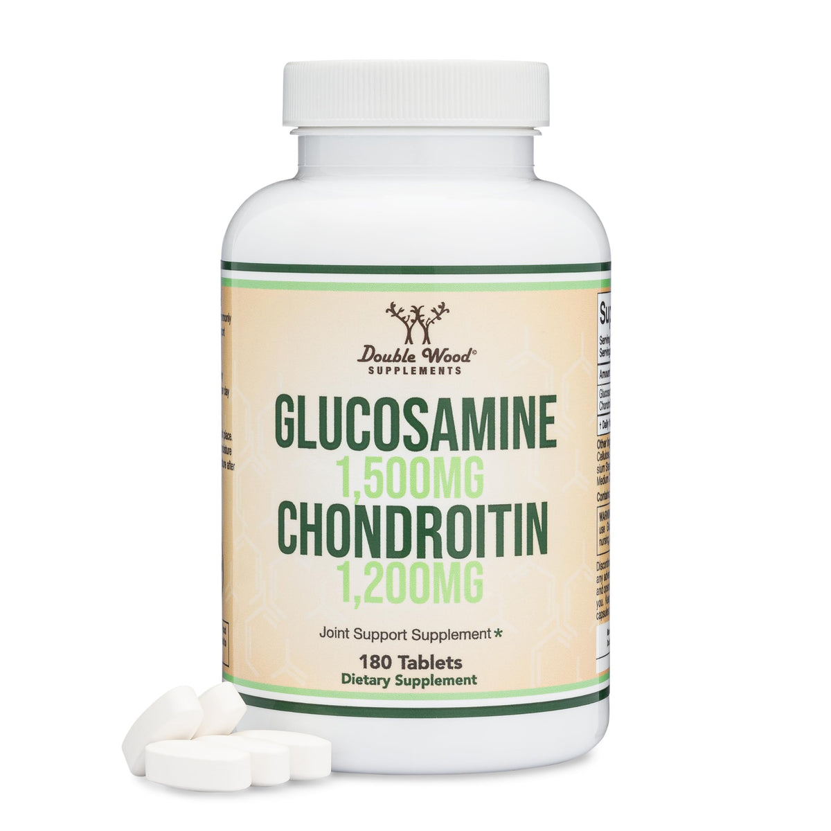 Glucosamine Chondroitin Triple Strength bottle with 180 tablets
