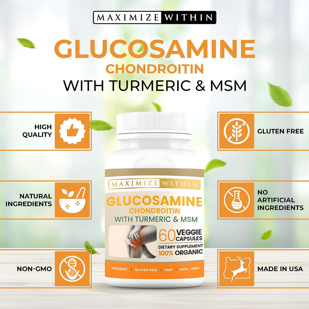 Lifestyle image of active adults taking joint-support supplement