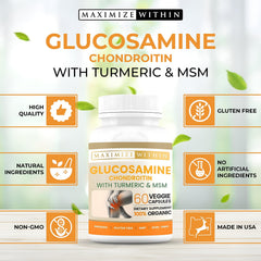 Lifestyle image of active adults taking joint-support supplement