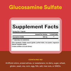 Side view showing supplement facts on the label