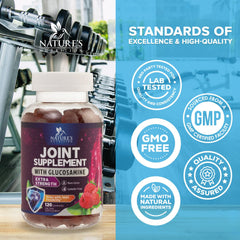 Vitamin E bottle for joint health