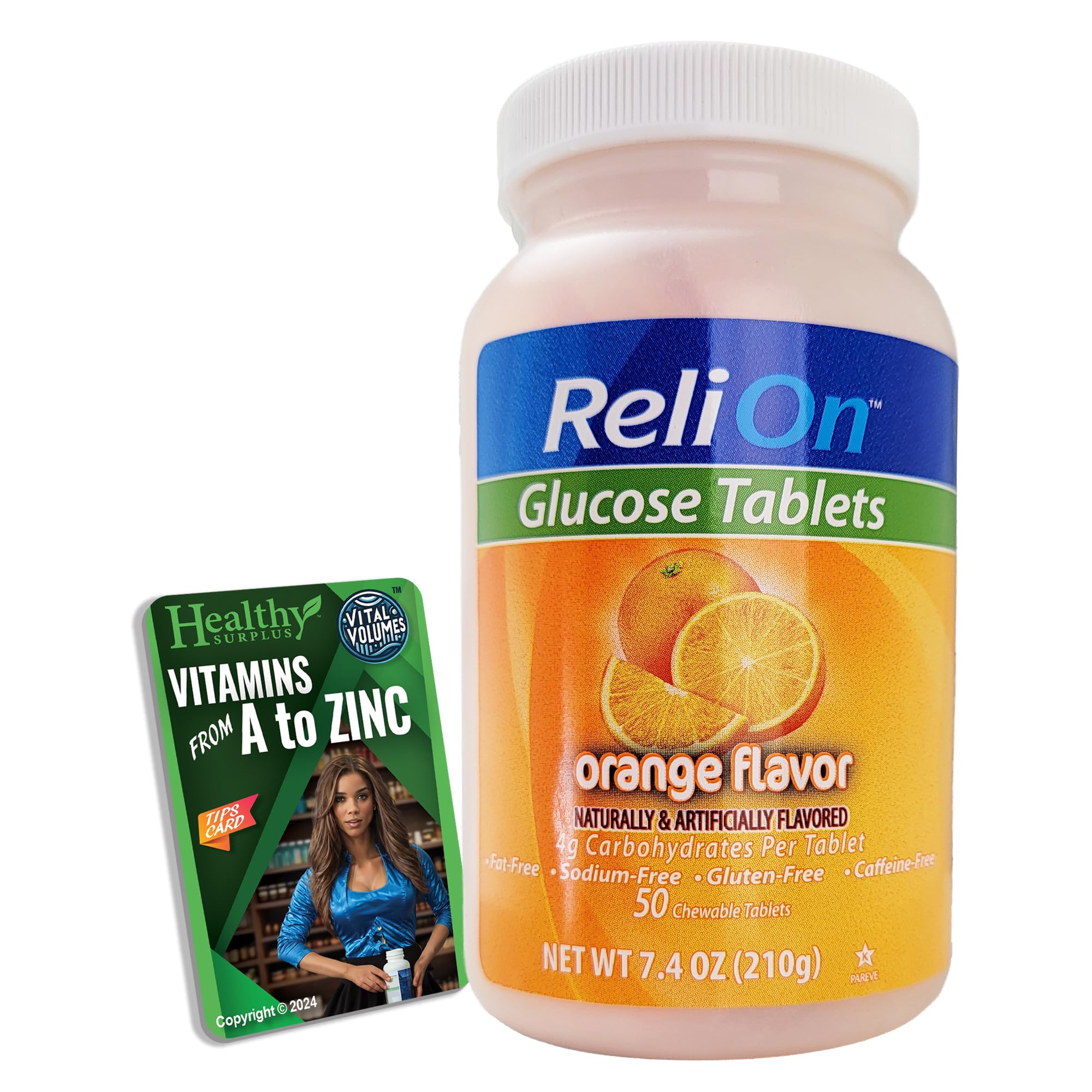 Healthy Surplus glucose tablets 50-chewable pack