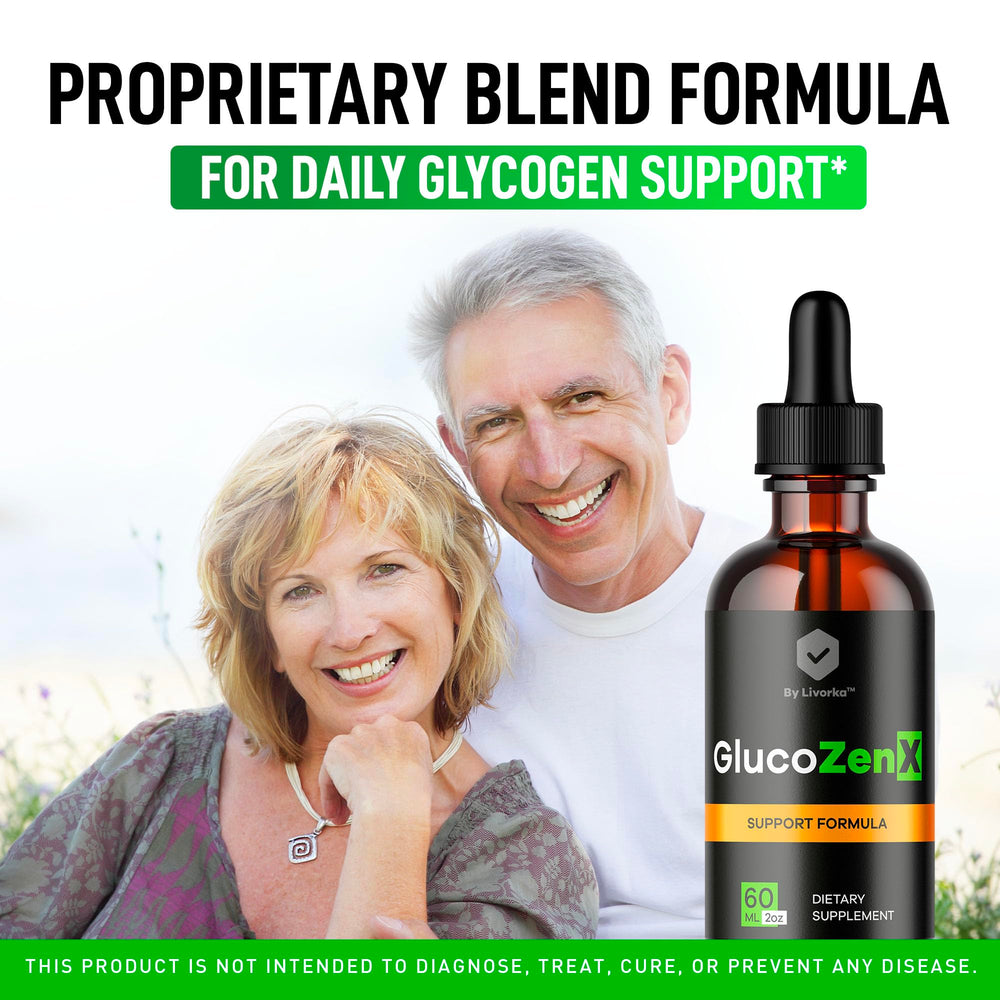 GlucoZenX Drops ingredient blend visualization