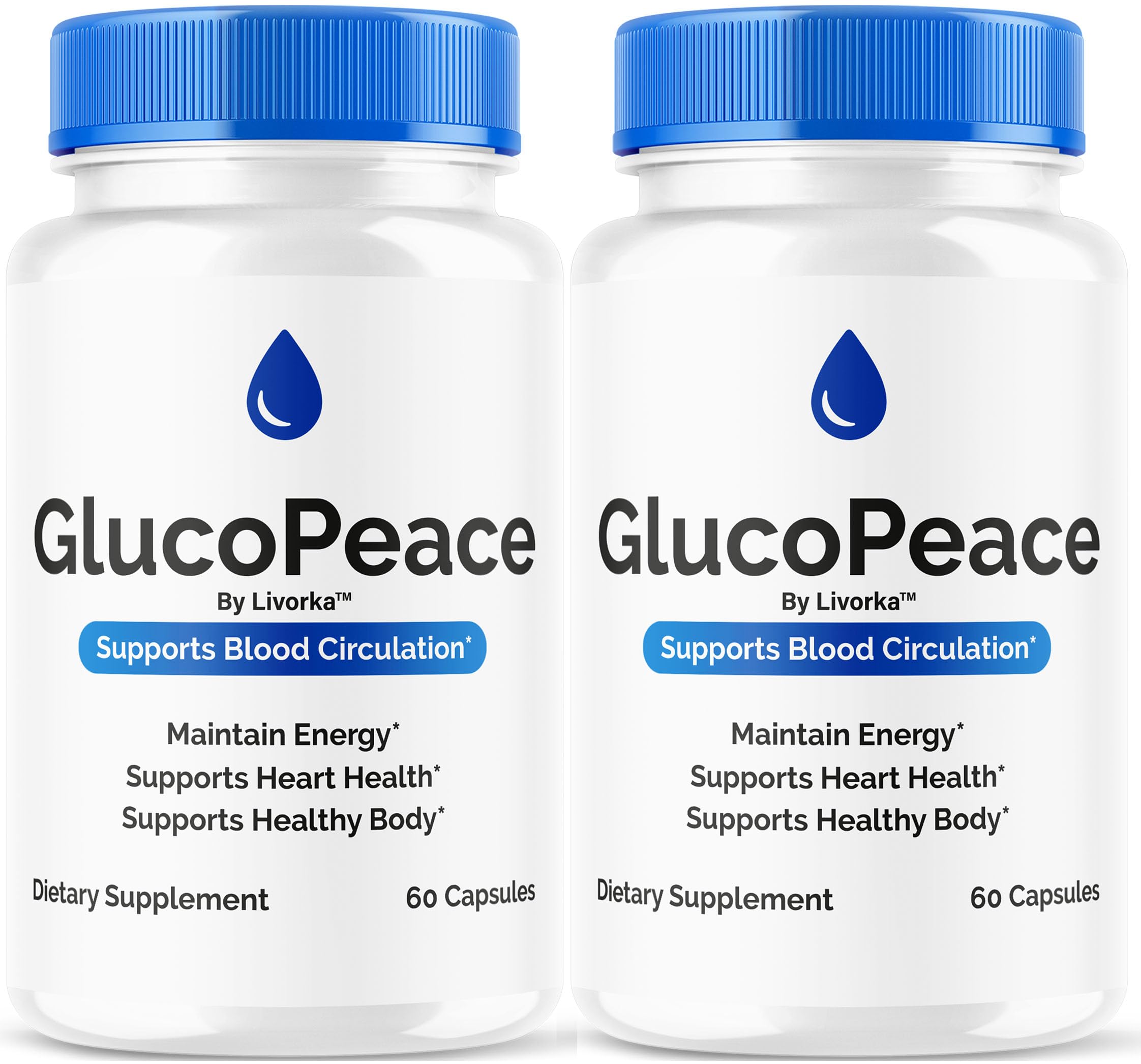 GlucoPeace Capsules bottle front view