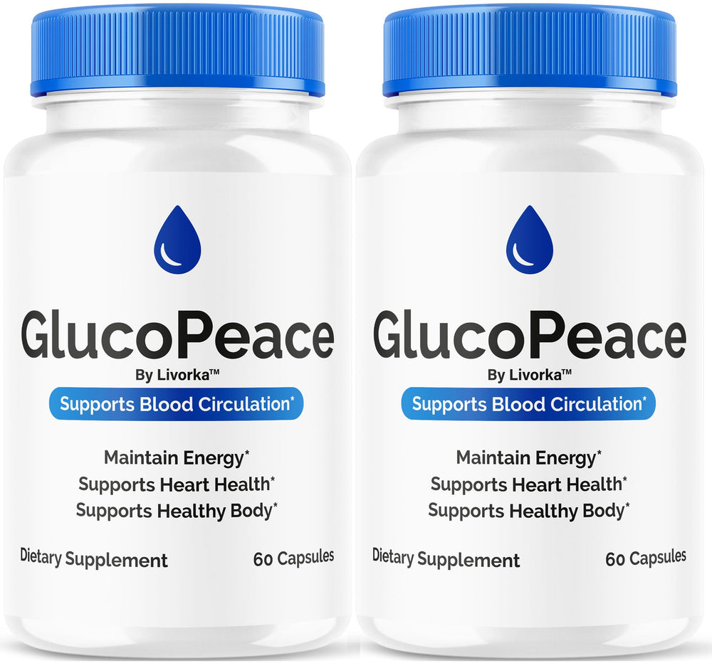 GlucoPeace Capsules bottle front view
