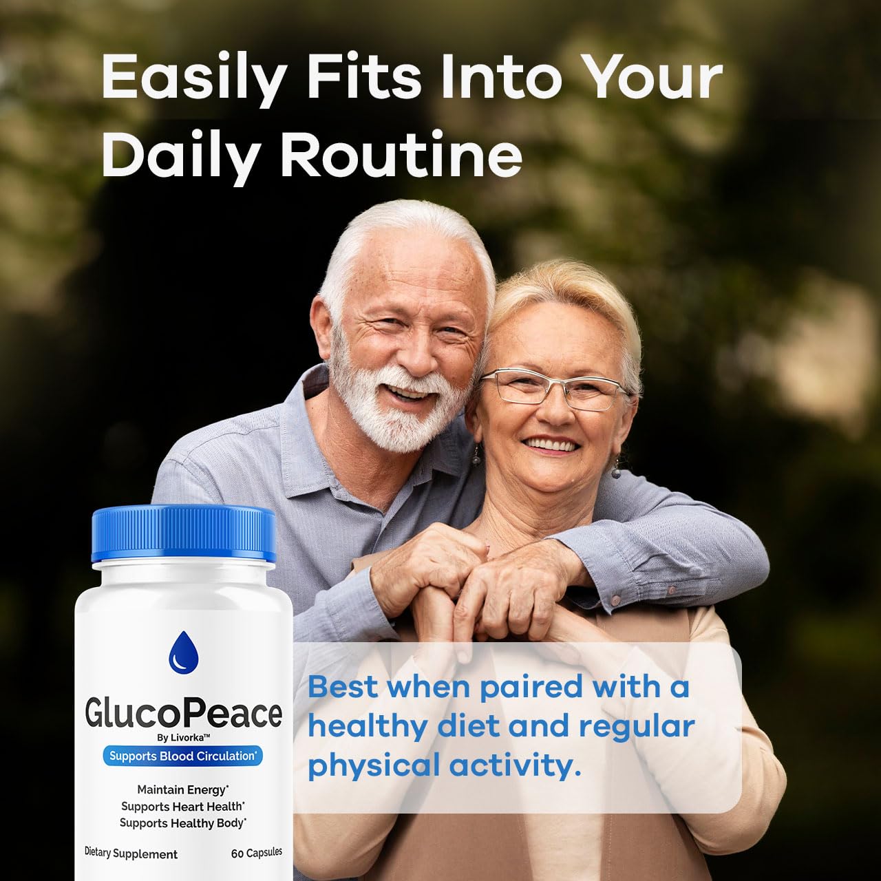 GlucoPeace promotional banner