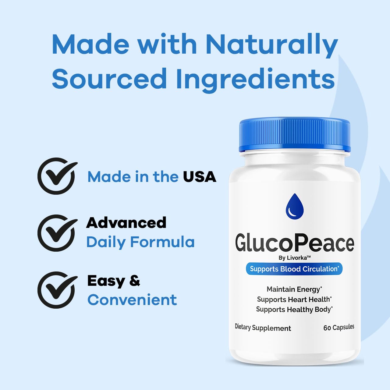 Graphic of GlucoPeace ingredients