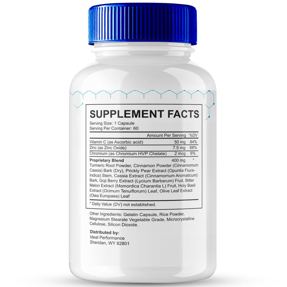 Gluctose Pills bottle with label