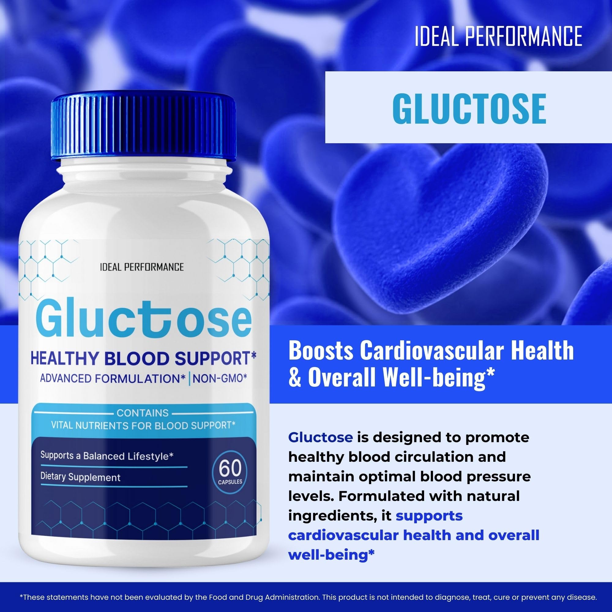 Gluctose Aid All Natural Formula Pills bottle