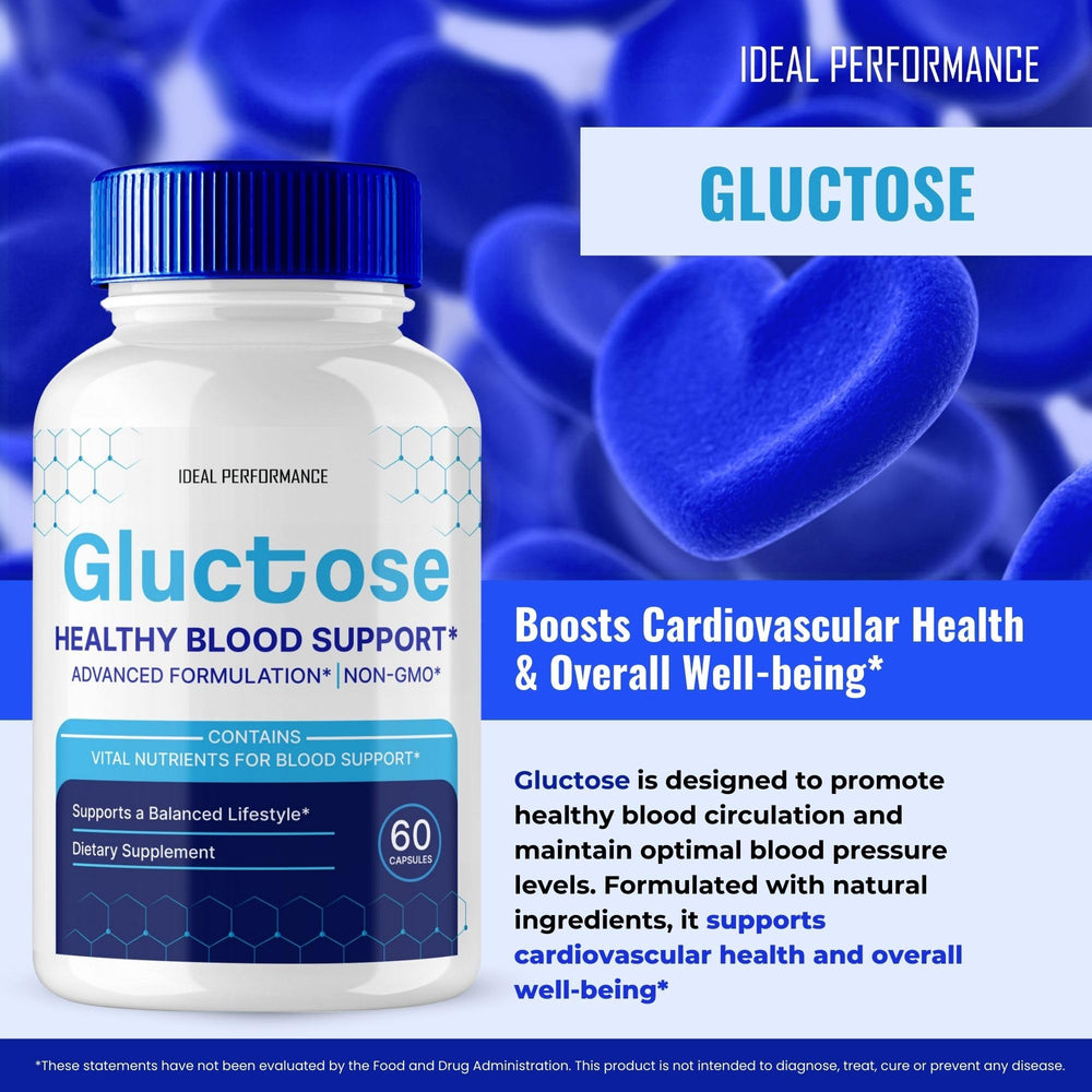 Gluctose Aid All Natural Formula Pills bottle