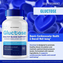 Gluctose Aid All Natural Formula Pills bottle