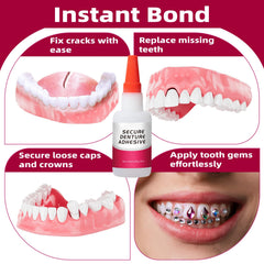Glue applicator tip for precise bonding