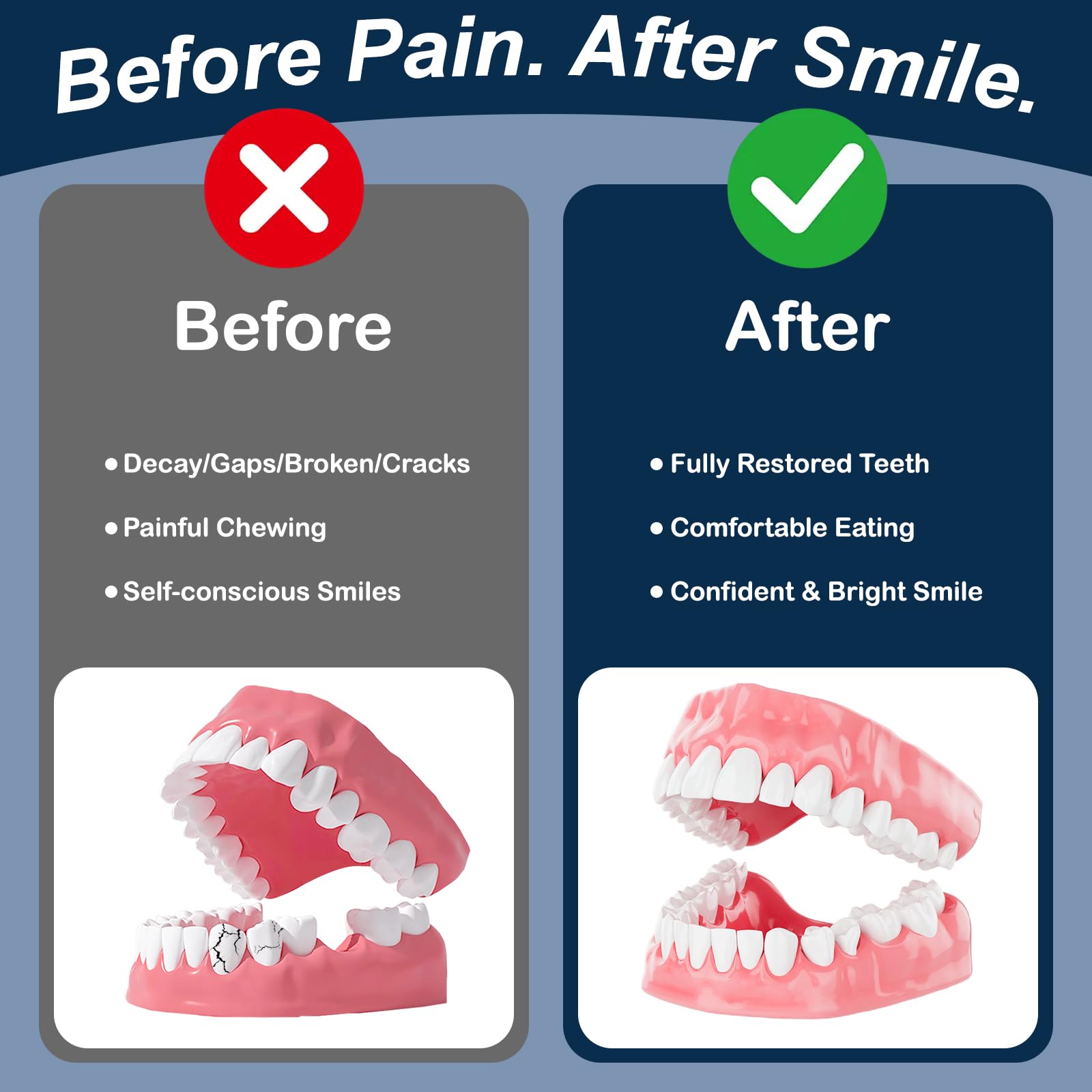 Glue ring holders used in denture repair