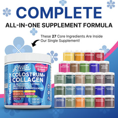 Glutamine and L-lysine digestive support