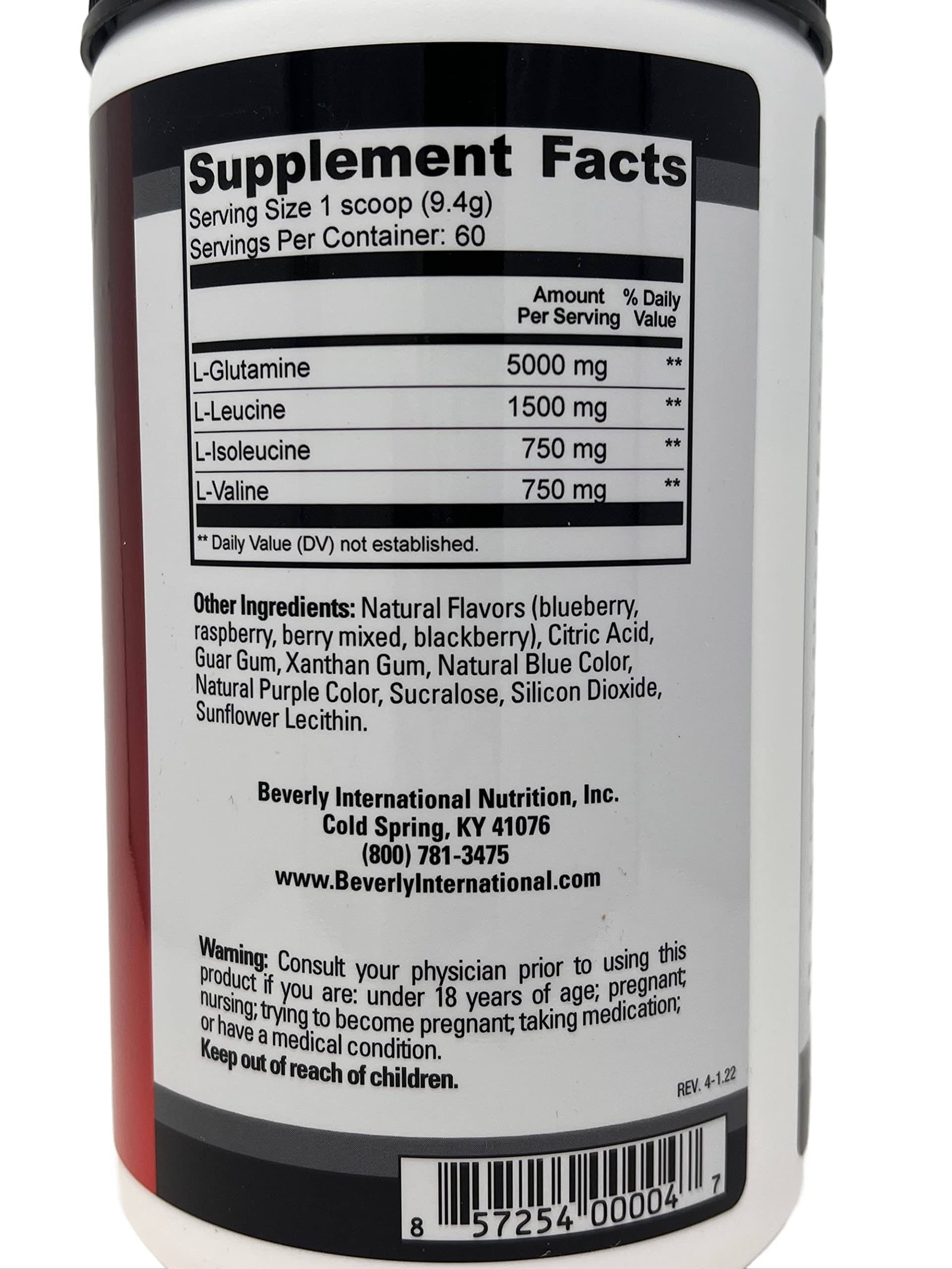 Mixing Glutamine Select with water