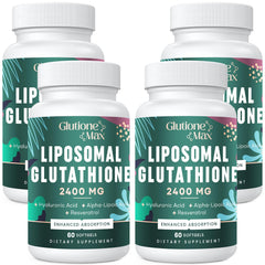 8-in-1 Liposomal Glutathione 2400mg bottle front view
