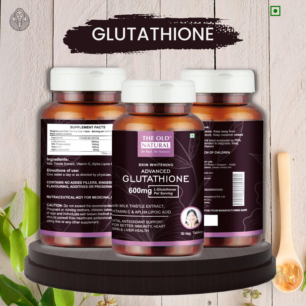Glutathione 600mg tablets with Vitamin C and Vitamin E
