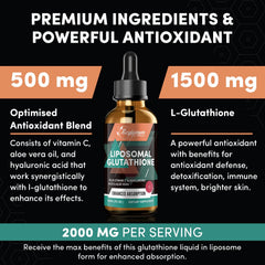 Glutathione supporting immune system and detoxification