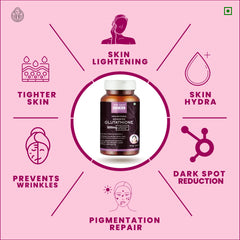 Glutathione supplement ingredients infographic