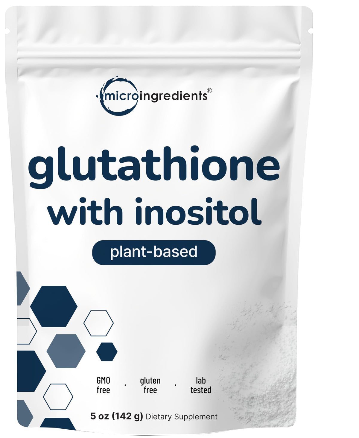 Bottle of Glutathione supplement with Inositol, 5 oz