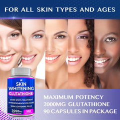 Illustration of skin brightening concept
