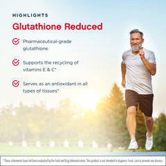 Two bottles of Jarrow Formulas Glutathione Reduced 500 mg (Pack of 2)