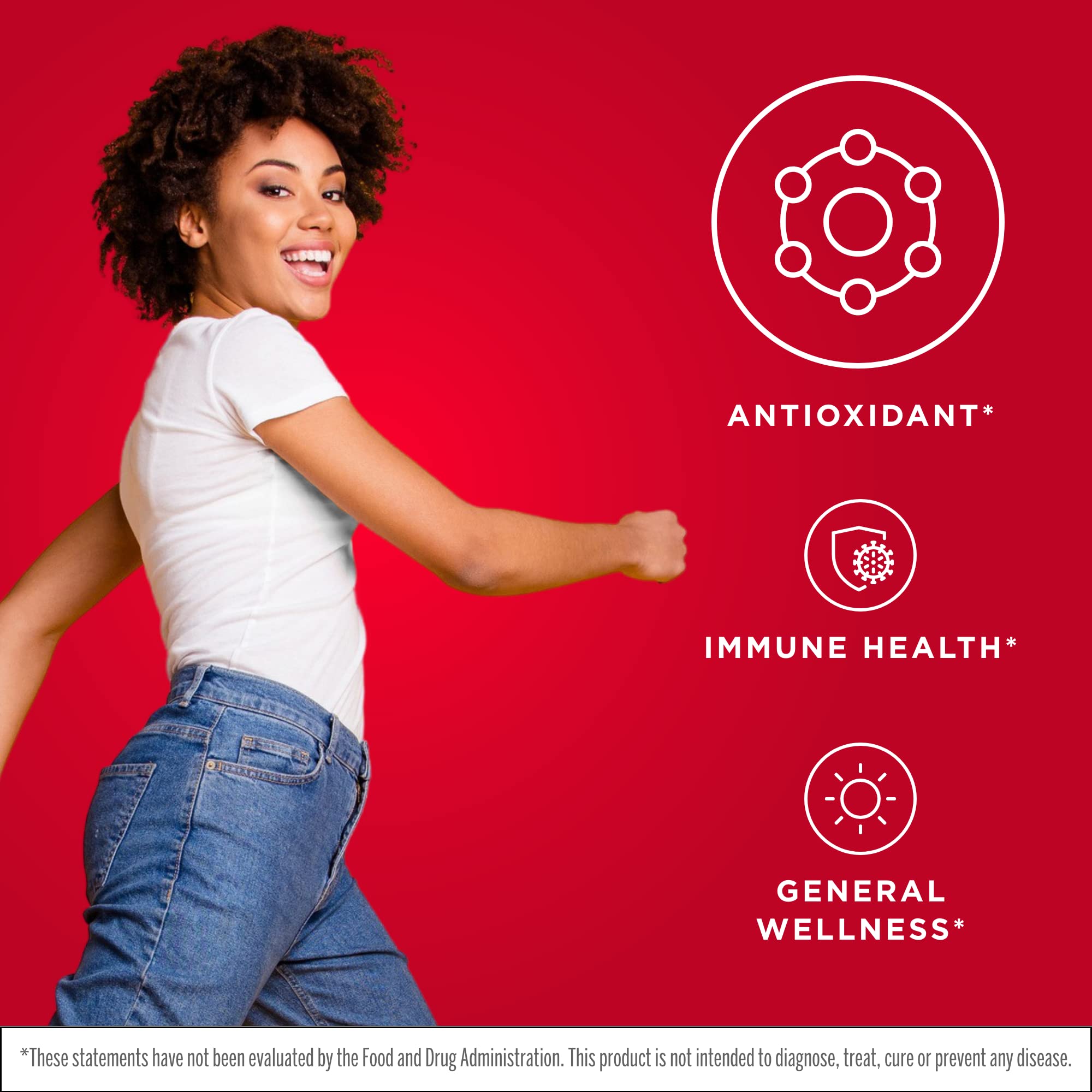 Close-up of 60 capsules in Glutathione Reduced bottle