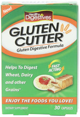 Gluten Cutter pack of 3 bottles helps support digestion during gluten-containing meals.