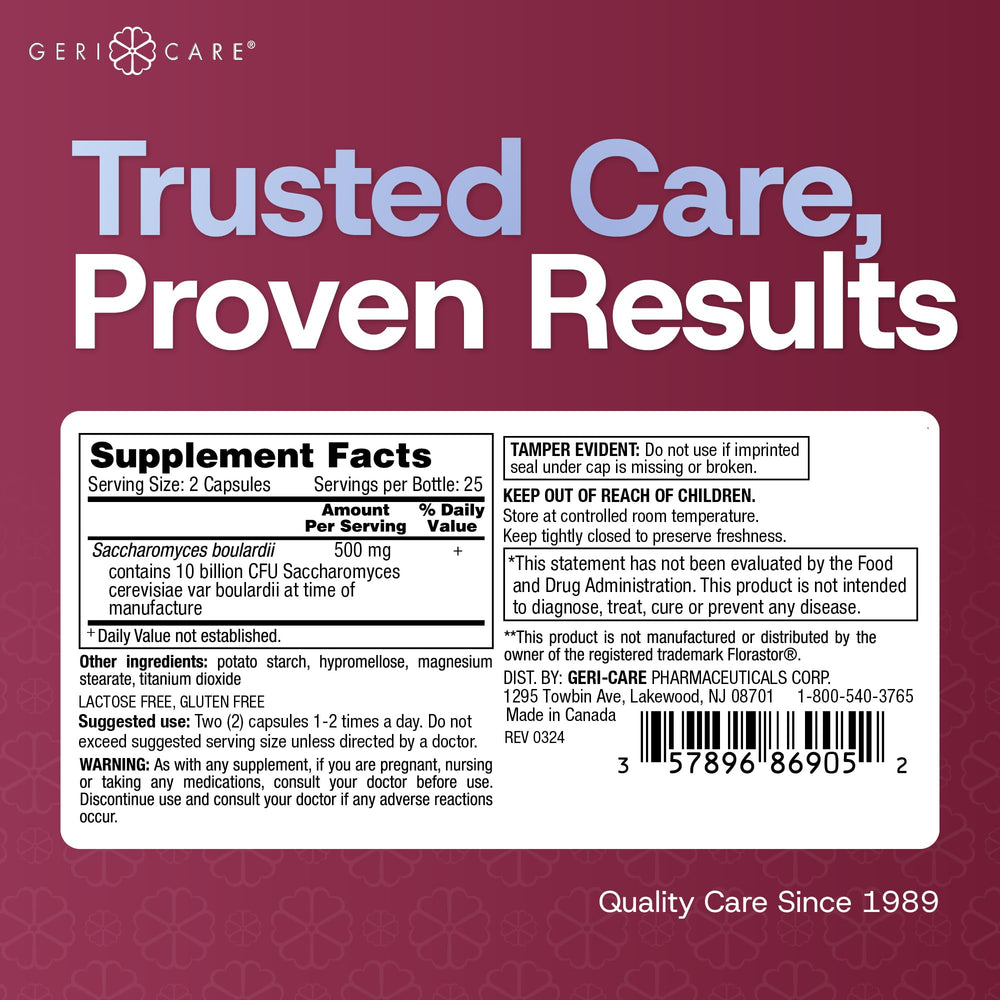 Gluten-free, dairy-free, egg-free, and peanut-free probiotic label