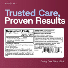 Gluten-free, dairy-free, egg-free, and peanut-free probiotic label