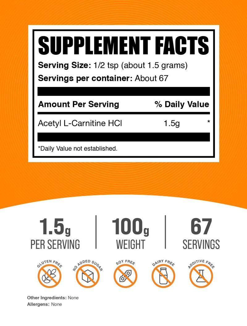 Gluten-free Acetyl L-Carnitine powder