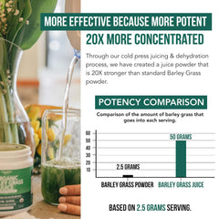 Gluten-free and GMO-free barley grass powder 5.3 oz