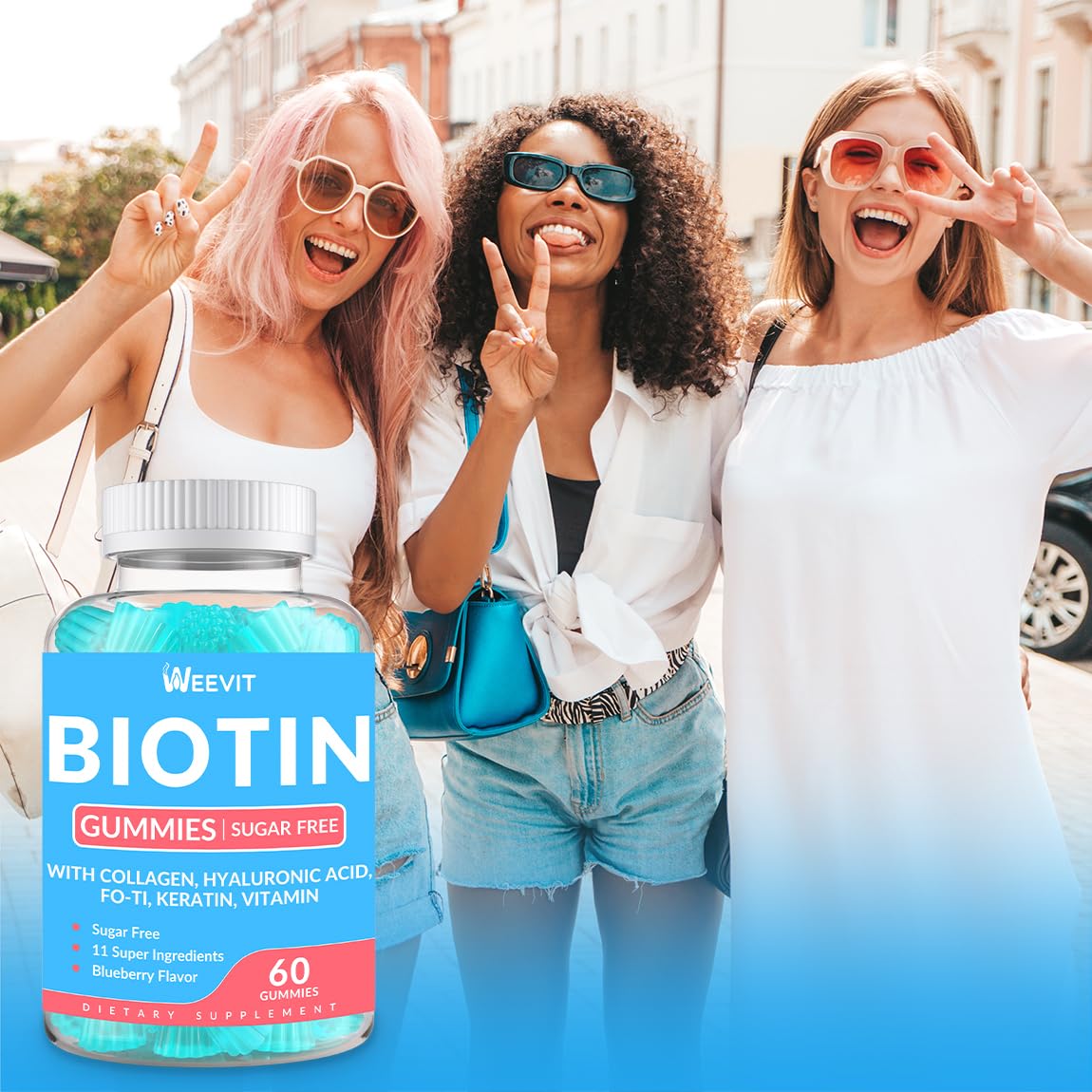Gluten-free Biotin Gummies supplement