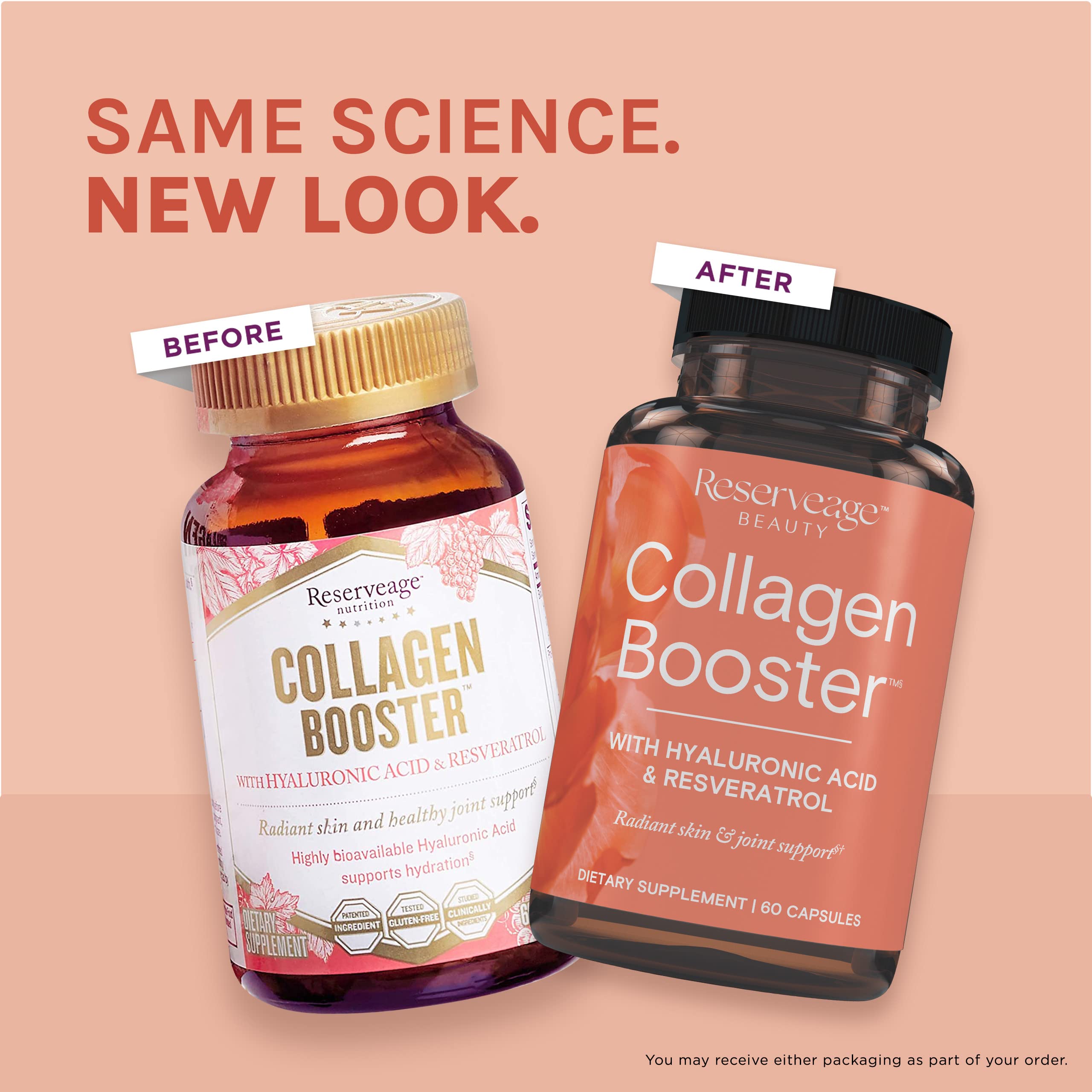 Gluten-free and dairy-free supplement label