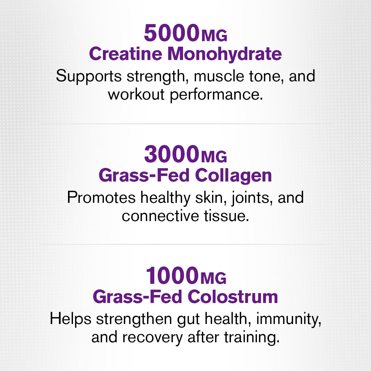 Gluten-free and hormone-free formula label